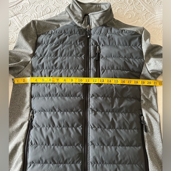 NWOT 32 DEGREES Men’s Mixed Media Jacket; size small two tone gray color - Picture 10 of 11